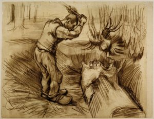 Houthakker door Vincent van Gogh